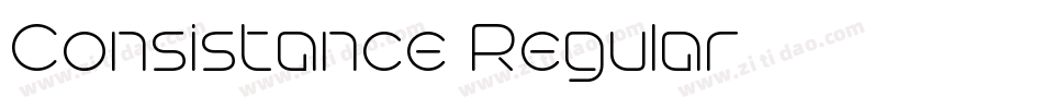 Consistance Regular字体转换
